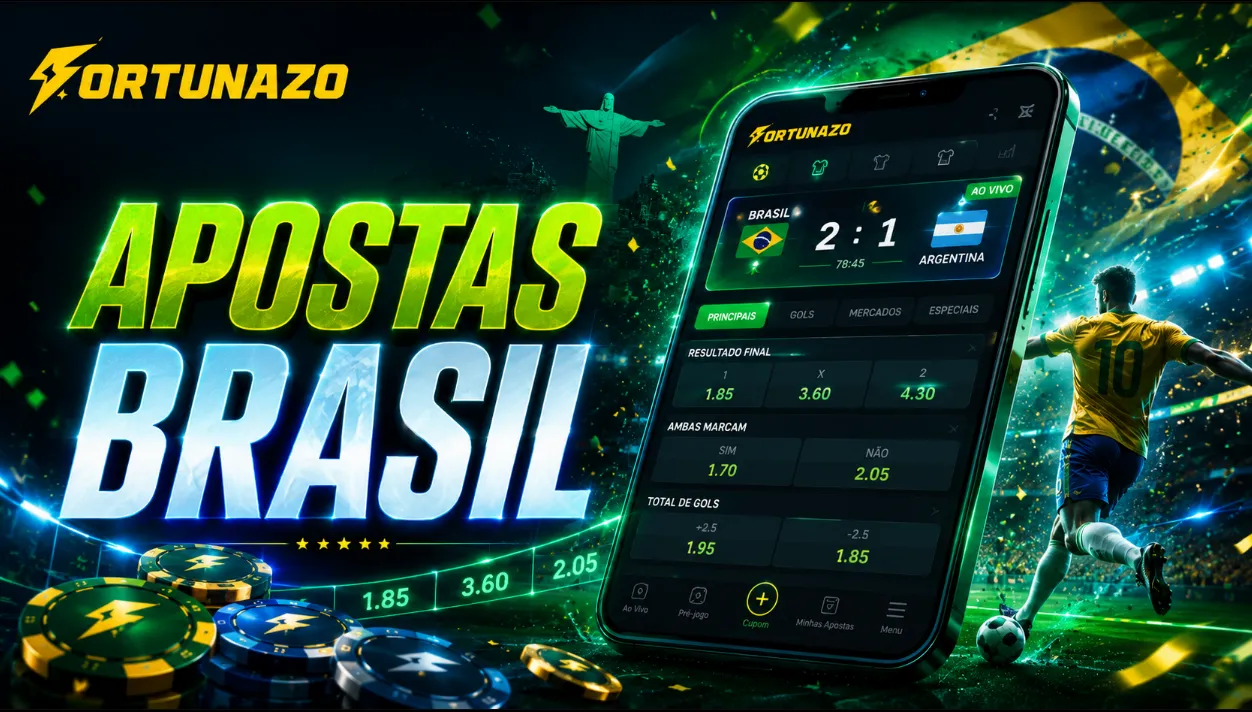 Apostas esportivas no Fortunazo Brasil