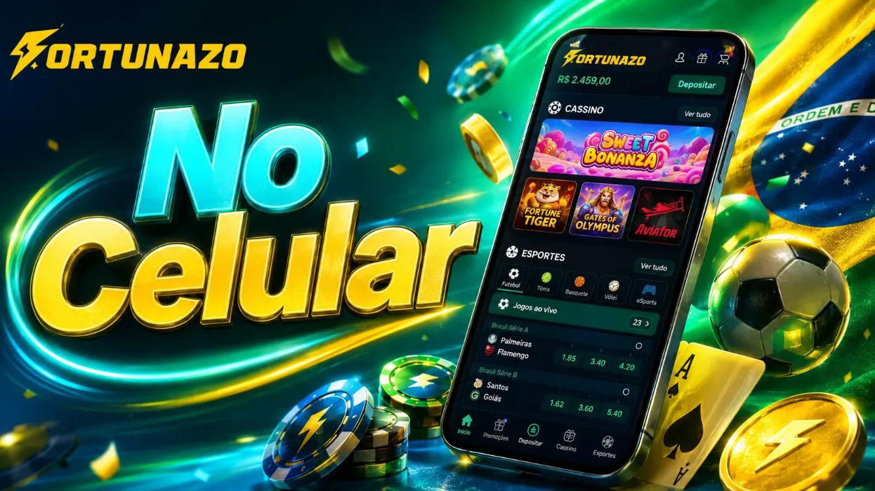 Fortunazo pelo celular para jogadores do Brasil