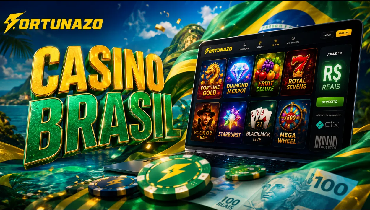 Fortunazo Brasil com Conta Segura para Jogar e Sacar em Reais