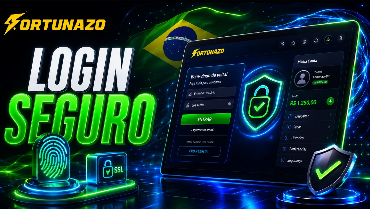 Login na conta Fortunazo