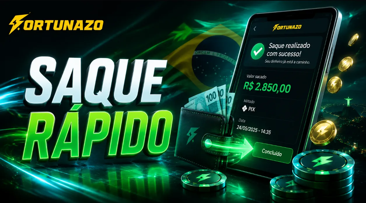 Saque de ganhos no Fortunazo